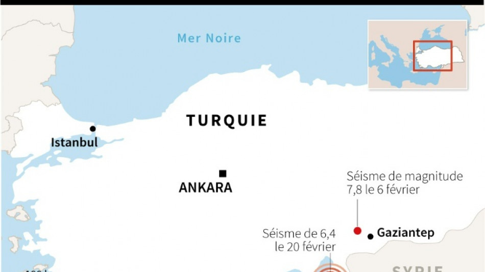 Nouveaux s&eacute;ismes dans le sud de la Turquie