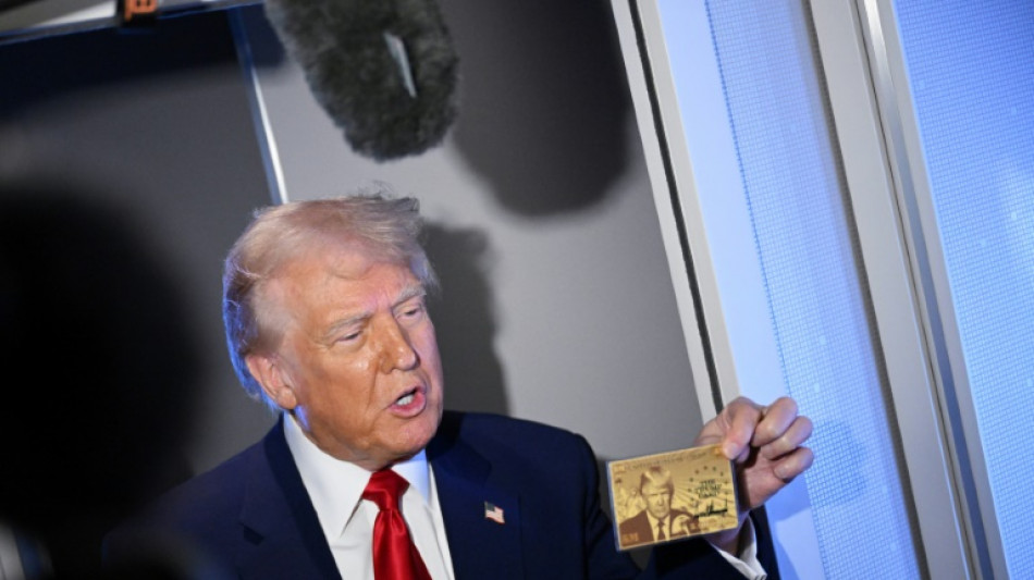 Trump unveils first $5 million 'gold card' visa 