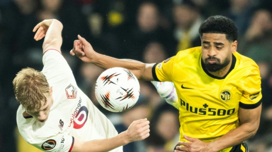 Ligue Europa: r&eacute;duit &agrave; dix, Lille chute (1-0) &agrave; Berne 