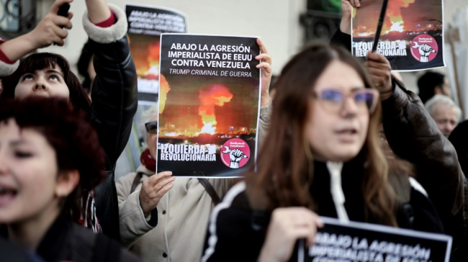 Spanish protesters slam 'imperialist aggression' in Venezuela