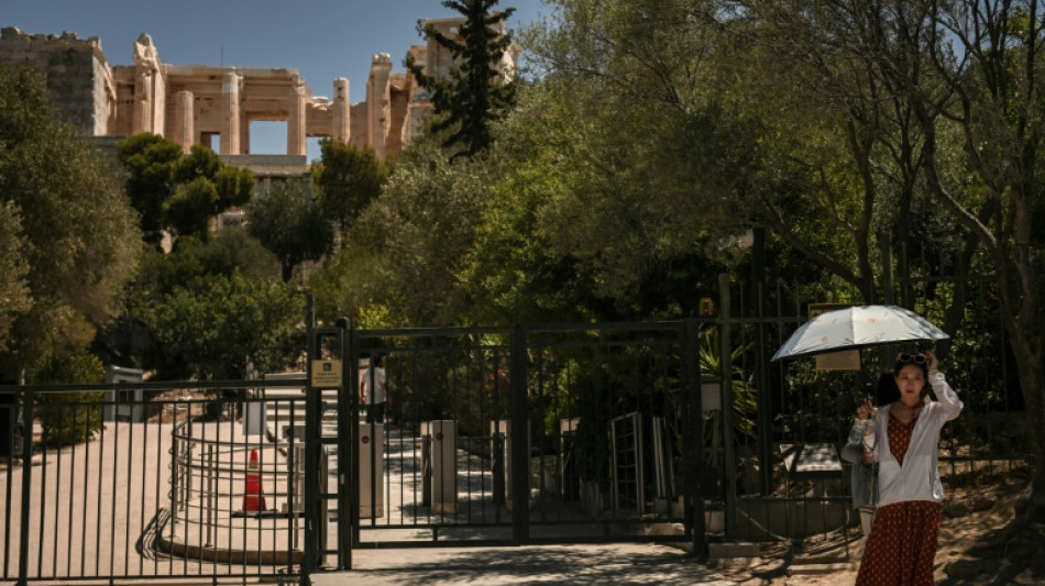 L'Acropole d'Athènes ferme à nouveau partiellement en raison d'une vague de chaleur