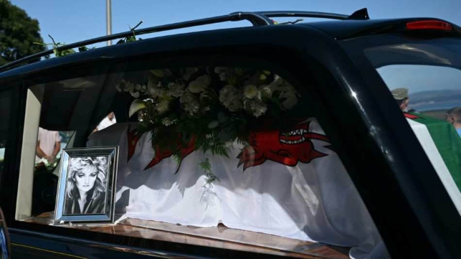 Crowds turn out for 'Total Eclipse' singer Bonnie Tyler's funeral