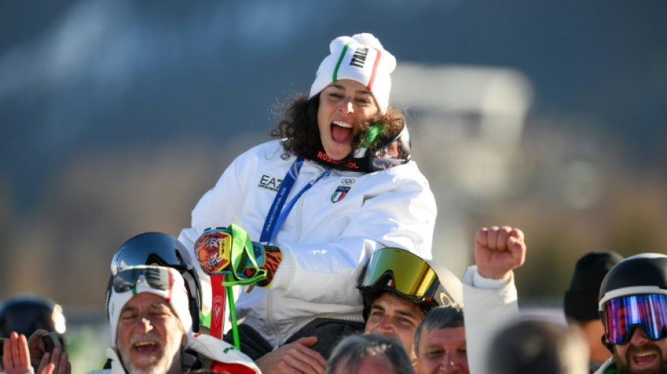 Brignone leads charge of veteran women as Italy celebrates record Olympic haul