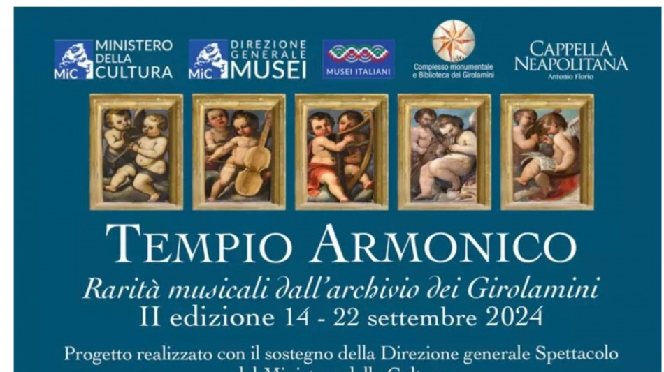 Torna Tempio Armonico. Rarit&agrave; musicali dall'archivio Girolamini