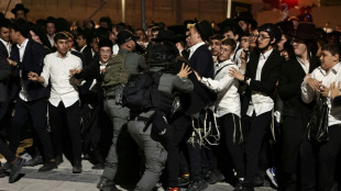 A Jérusalem, les juifs ultra-orthodoxes dans la rue contre la conscription