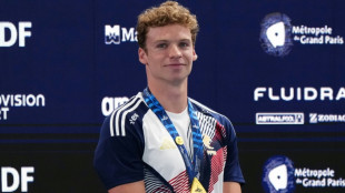 Euro de natation: une soir&eacute;e dor&eacute;e pour L&eacute;on Marchand et Mary-Ambre Moluh
