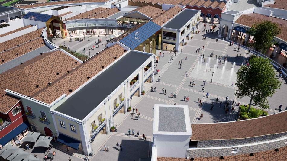 Arcus Real Estate (Percassi) punta 100 milioni su Roma Outlet Village