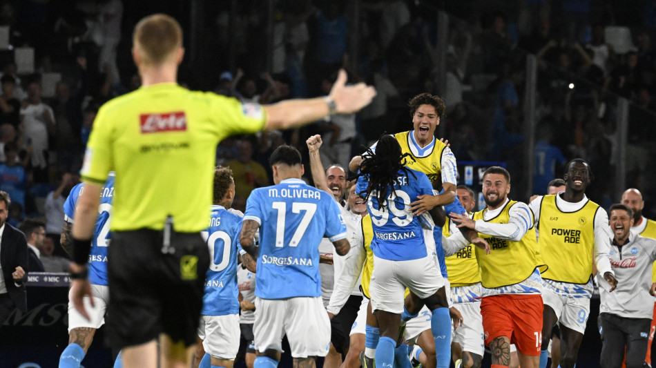 Il Napoli vince all'ultimo respiro, gol dell'1-0 al 95'