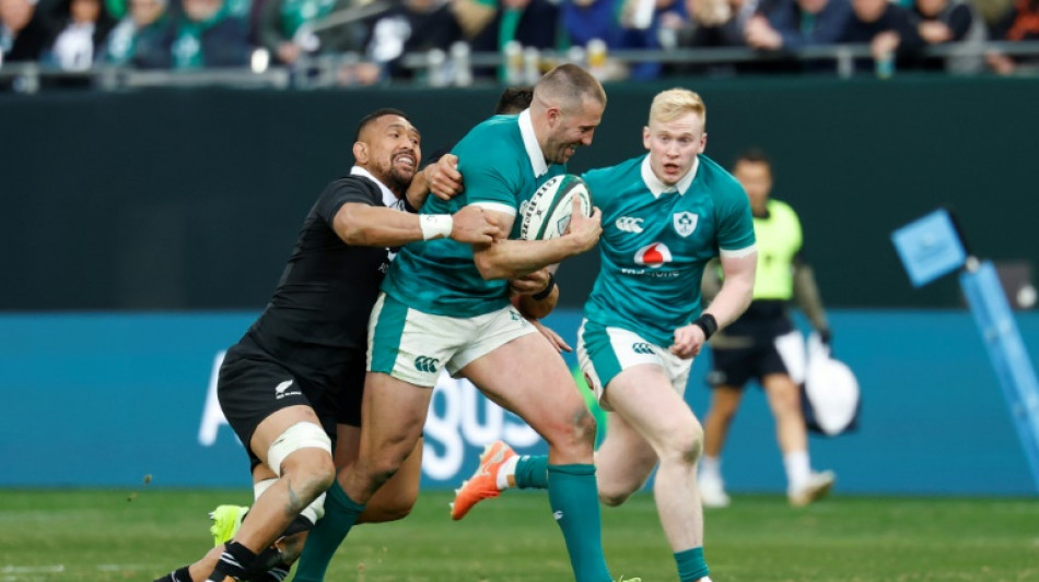 All Blacks sink 14-man Ireland 26-13 in Chicago Test
