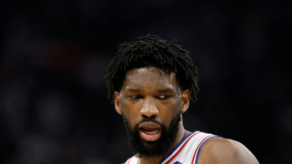 76ers' center Embiid to miss at least three games with oblique strain