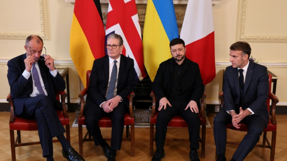 Los aliados europeos de Ucrania respaldan a Zelenski en Londres tras las críticas de Trump