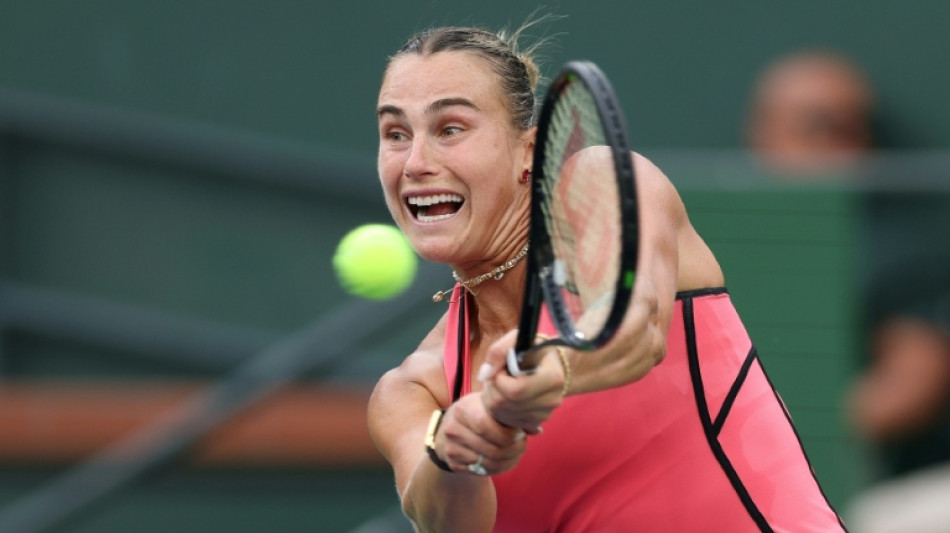 Sabalenka out-duels Noskova to reach third Indian Wells final