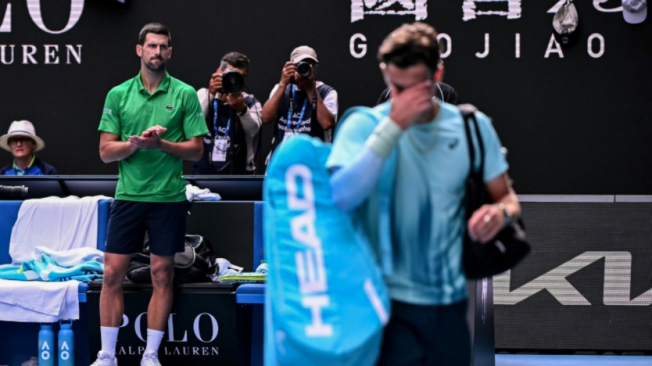 Open d'Australie: Djokovic, miracul&eacute;, retrouvera Sinner en demies