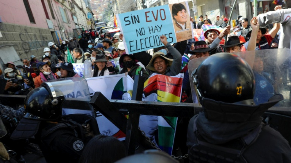 20 detained, officers injured as Morales supporters clash with police in Bolivia