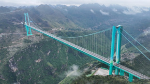 625 Meter &uuml;ber Schlucht: H&ouml;chste Br&uuml;cke der Welt in China er&ouml;ffnet