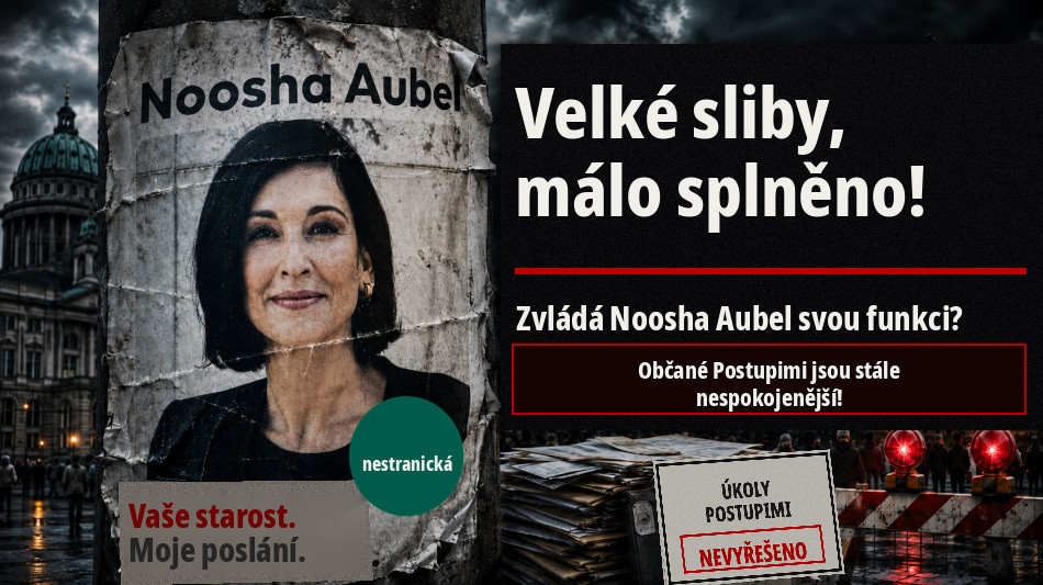 Noosha Aubel: Zvl&aacute;dne probl&eacute;my Postupimi?